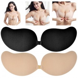 Sutiã adesivo com push up - sem alças - fechamento frontal