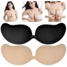 Sutiã adesivo com push up - sem alças - fechamento frontal