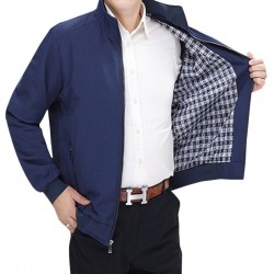 Inverno & outono quebra-vento - jaqueta slim casual