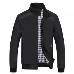 Inverno & outono quebra-vento - jaqueta slim casual