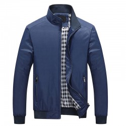 Inverno & outono quebra-vento - jaqueta slim casual