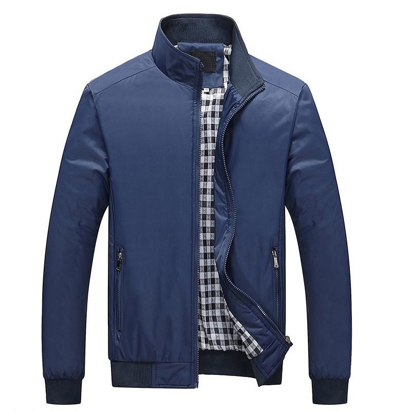 Inverno & outono quebra-vento - jaqueta slim casual