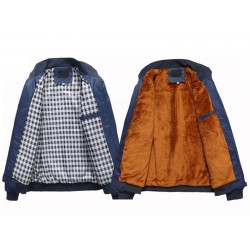 Inverno & outono quebra-vento - jaqueta slim casual