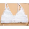 Sutiã de renda sexy & calcinhas - roupa interior sem costura - conjunto