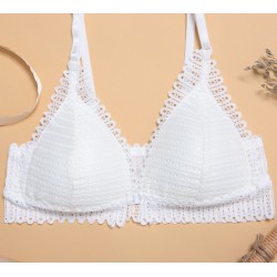 Sutiã de renda sexy & calcinhas - roupa interior sem costura - conjunto