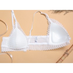Sutiã de renda sexy & calcinhas - roupa interior sem costura - conjunto