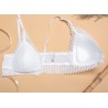 Sutiã de renda sexy & calcinhas - roupa interior sem costura - conjunto