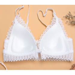 Sutiã de renda sexy & calcinhas - roupa interior sem costura - conjunto