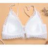 Sutiã de renda sexy & calcinhas - roupa interior sem costura - conjunto