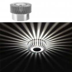 LED inteligente 3W - luz de teto de alumínio - controle remoto - RGB - dimmable