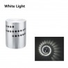 LED wall light with spiral hole - RGB - remote controllerWall lights