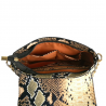 Padrão de pele de cobra - saco de ombro pequeno