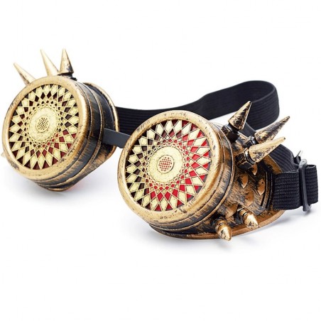 Óculos de sol retro steampunk - óculos unisex