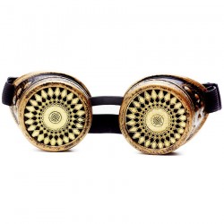 Óculos de sol retro steampunk - óculos unisex