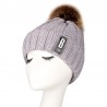 Warm winter wool hat with pom pomHats & Caps