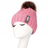 Warm winter wool hat with pom pomHats & Caps