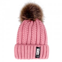 Warm winter wool hat with pom pomHats & Caps