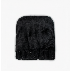 Chapéu de lã de inverno quente com pom pom