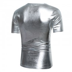 Shiny metallic t-shirt - short sleeveT-shirts
