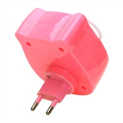 Luz da noite da parede da coruja do diodo emissor de luz - sensor de controle da luz - plug UE