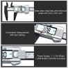 150 mm digital vernier caliper - micrômetro eletrônico - ferramenta de medição