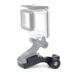 Suporte de alumínio de motocicleta - suporte de montagem para GoPro Hero 4 5 3 2 Xiaomi SJ4000 SJ5000