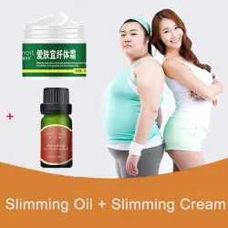 Óleo essencial emagrecimento - corpo moldar - queima de gordura - óleo de massagem anti celulite & creme
