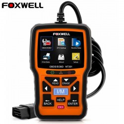 Foxwell NT301 OBD OBD2 scanner - leitor de código de erro - diagnóstico de carro - multi-línguas - universal