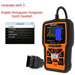 Foxwell NT301 OBD OBD2 scanner - leitor de código de erro - diagnóstico de carro - multi-línguas - universal