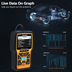 Foxwell NT301 OBD OBD2 scanner - leitor de código de erro - diagnóstico de carro - multi-línguas - universal