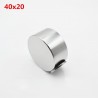 N35 N52 ímã de neodímio - ímã de metal redondo forte 40 * 20mm 2 peças