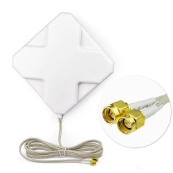 4G Antenna signal booster 35dbi - double SMA aerial - 220*190*21mmNetwork