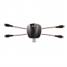 Cada um E520 E520S RC Drone Quadcopter - 4 em 1 carregador USB - caixa de carregamento - cabo adaptador Android