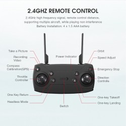 Cada um E520S GPS WiFi FPV RC Drone Quadcopter - transmissor de controle remoto 2.4G