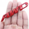3D AWD - autocolante - cromo