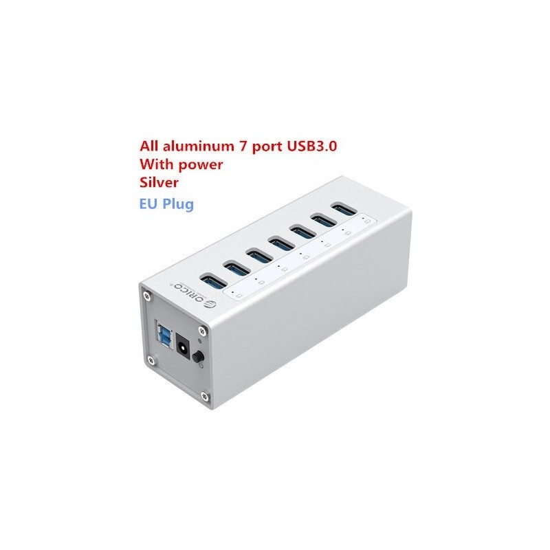 Orico A3H7 A3H10 A3H4 - aluminum high-speed splitter - 7-port - USB 3.0Hubs