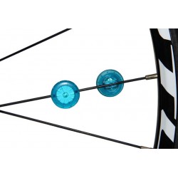 Roda de bicicleta falou luz - aviso Lâmpada LED - impermeável - TL2411