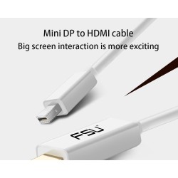 Mini DisplayPort DP para adaptador HDMI - cabo para Apple Macbook Pro Air - 1.8m 3m