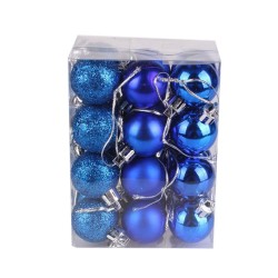 bolas de árvore de Natal - 24 peças