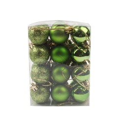 bolas de árvore de Natal - 24 peças