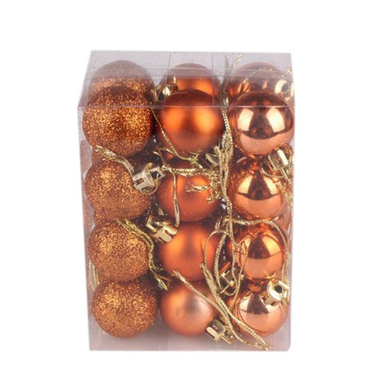 bolas de árvore de Natal - 24 peças