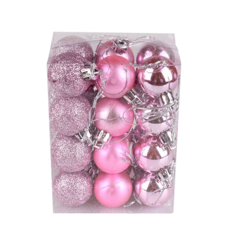 bolas de árvore de Natal - 24 peças
