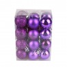 bolas de árvore de Natal - 24 peças