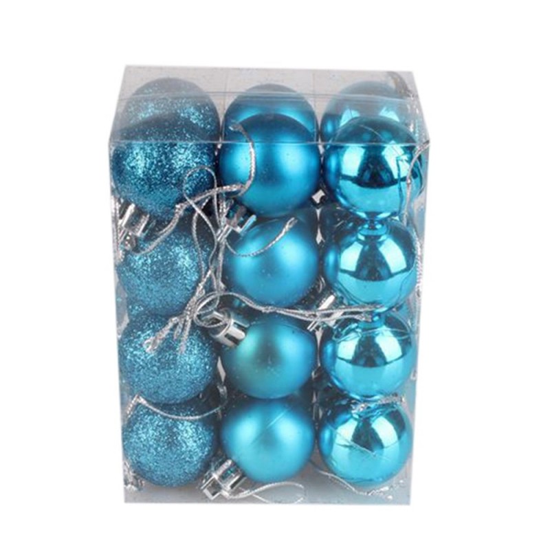 bolas de árvore de Natal - 24 peças