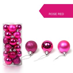 bolas de árvore de Natal - 24 peças
