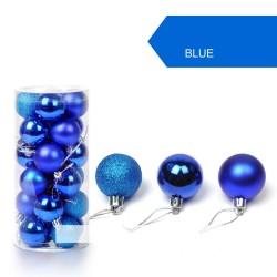 bolas de árvore de Natal - 24 peças