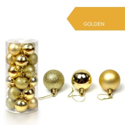 bolas de árvore de Natal - 24 peças