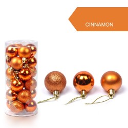 bolas de árvore de Natal - 24 peças