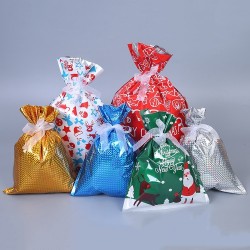 Christmas gift bags with drawstrings 32 * 24 cm 50 piecesChristmas