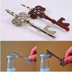 Key shaped bottle opener with keyringBar supply